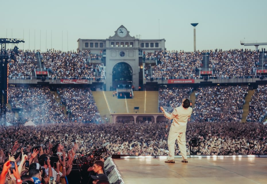 Barcelona vibró con el concierto de Bad Bunny.