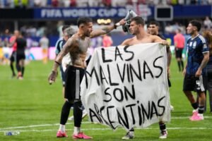 pancarta sobre Malvinas
