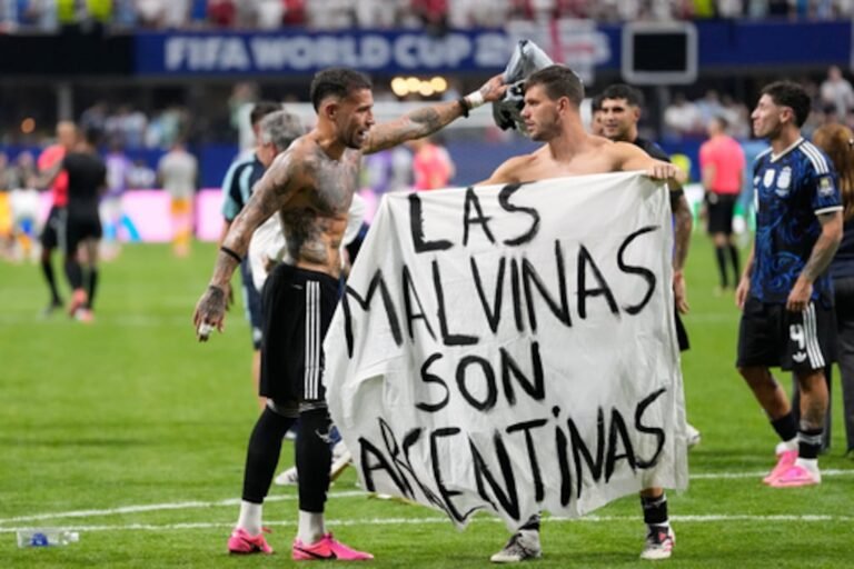 pancarta sobre Malvinas