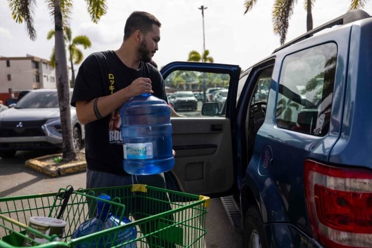 racionamiento de agua en Puerto Rico