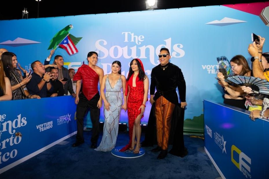 Los finalistas, Dionicio Matos, Sheila Miranda, Yancy Abril y Christian Diana.