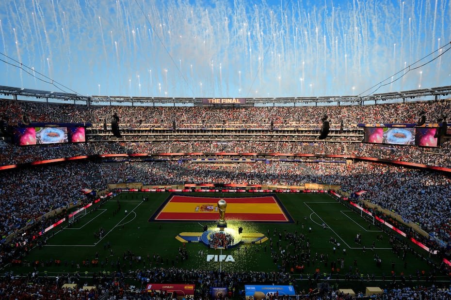 El Estadio MetLife, ubicado en East Rutherford, Nueva Jersey, acogió la final de la Copa de la FIFA.