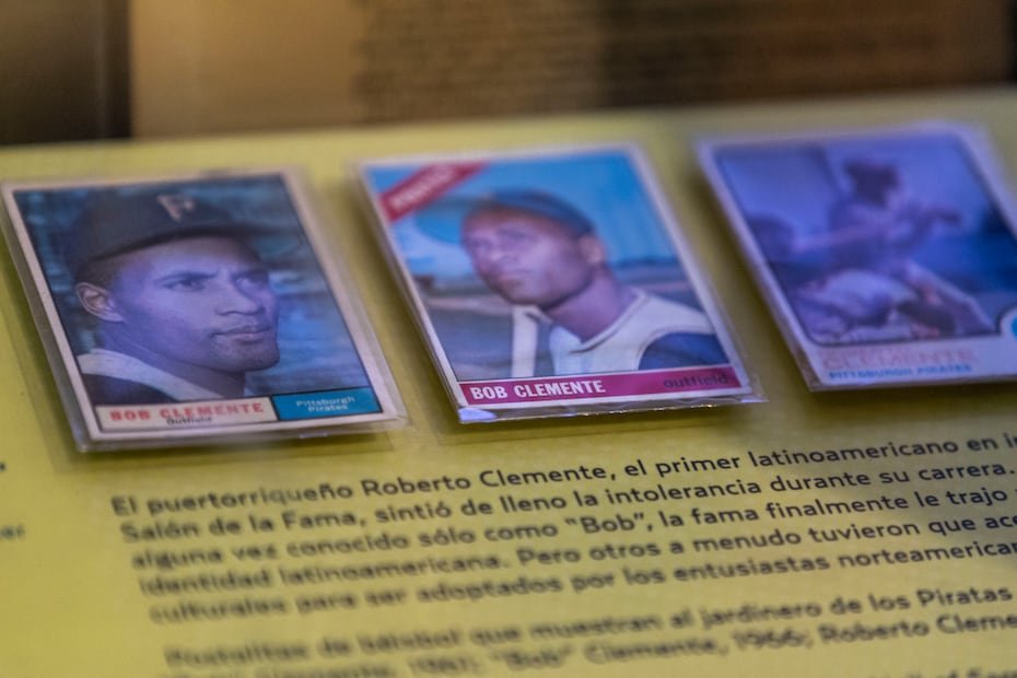 Tarjetas del legendario Roberto Clemente.