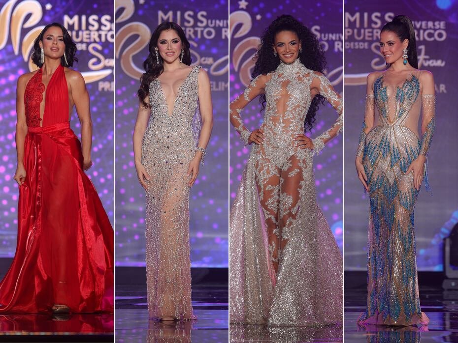 A continuación te presentamos las 10 favoritas en orden alfabético y con cuatro "looks" distintos: "shooting" oficial; traje de baño y traje de gala en la preliminar y su primera presentación como candidatas.