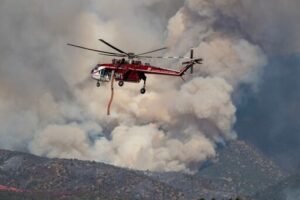 helicóptero de bomberos Utah