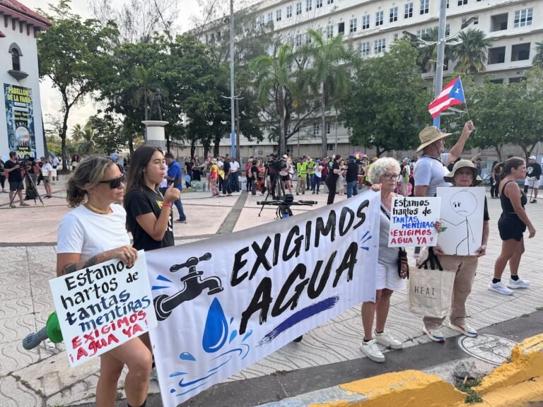 crisis de agua en Puerto Rico