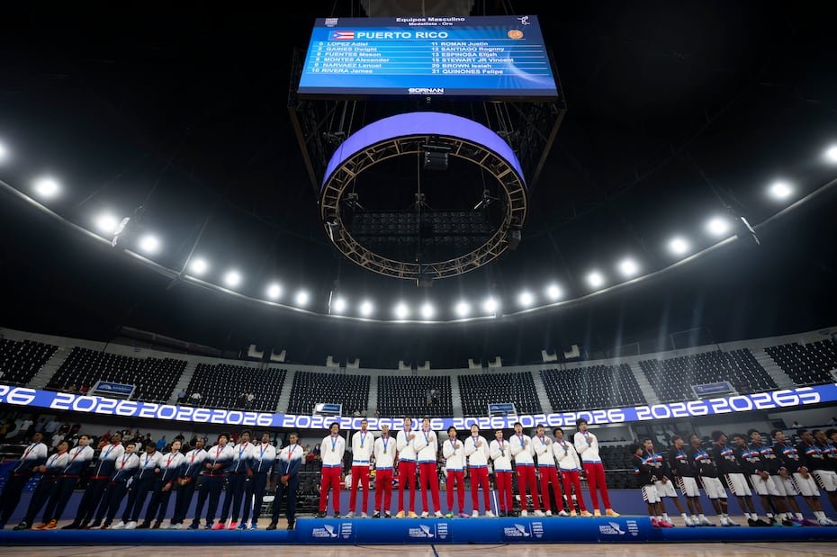 Así quedó el podio final del baloncesto masculino.