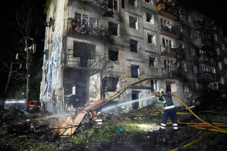 ataque ruso a Kiev