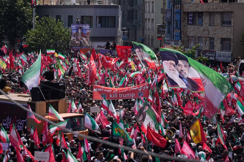 Los féretros serán llevados por las calles de Teherán rumbo al Aeropuerto Internacional Mehrabad en un trayecto de 12 horas, dijo el general de la Guardia Revolucionaria Hasan Hasanzsdeh, quien supervisa la procesión.