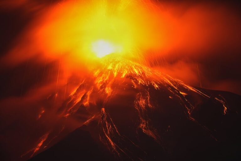 erupción volcán de Fuego