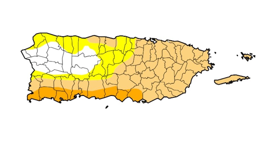 El 9 de julio, el 50.85% se encontraba bajo sequía moderada mientras que la sequía severa casi se duplicó con un 10.53%.
