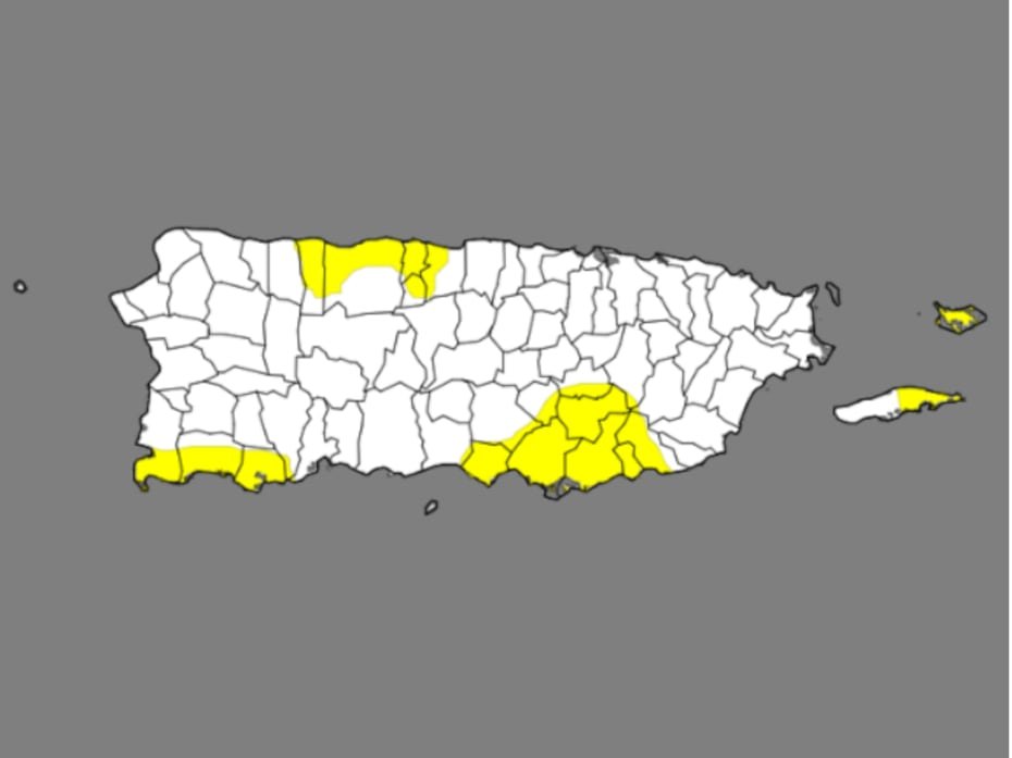 La escasez de lluvias en los pasados meses ha agravado las condiciones de sequía a través de Puerto Rico.