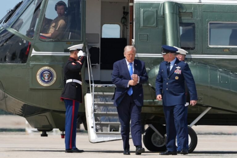 incidente seguridad aérea Trump